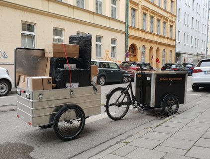 Remorque à vélo cargo