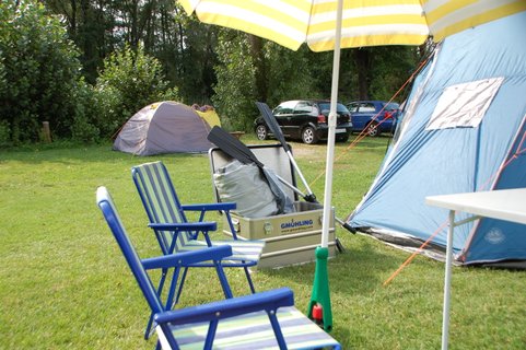 Transportbox at a camping trip