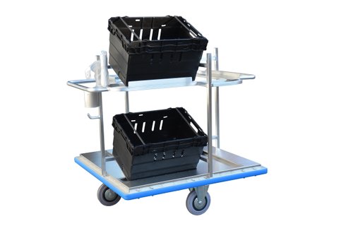 Picking trolleys for food - 8 bins