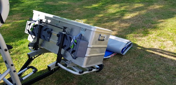 Roller boxes at camping