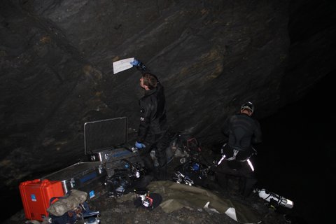 Transportbox at a diving trip