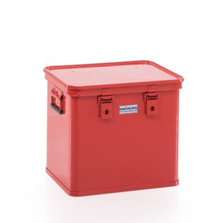 Caja de transporte pintada